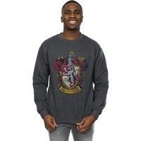 Harry Potter Men's Gryffindor Sweatshirt in Dark Grey | Size: 2XL