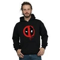 Marvel Men/'s Deadpool Split Splat Logo Hoodie XX-Large Black
