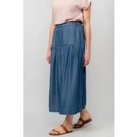 Lily & Me Frances Skirt Indigo Tencel - Denim - Size 16