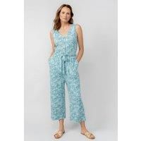 Lily & Me Allium Jumpsuit Fauna Sleeveless - Ocean - Size 18