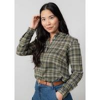 Beech Organic Brushed Cotton Checked Shirt Multicoloured