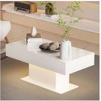 Lustra White High Gloss Led Coffee Table