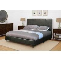 Faux Leather Prado Bed - Brown