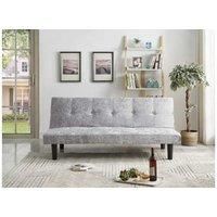 Crushed Velvet Inline Sofa Bed