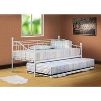 SleepOn Alicia Small Single Day Bed Without Trundle White
