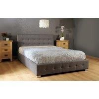 Reuben Ottoman Storage King Bed  Grey