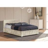SleepOn Albie Ottoman Single Storage Bed Cream