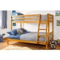 Bexley Single Triple Bunk Bed - Caramel