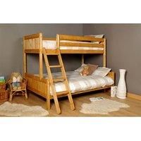 Islington Single Triple Bunk Bed  Caramel