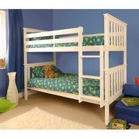 Chelsea Single Bunk Bed  White