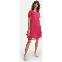 Short Sleeve Wave Hem Dress