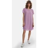 Short Sleeve Wave Hem Dress