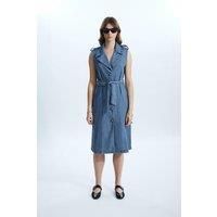Long Denim Gilet