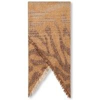 Tiger Print Brown Scarf