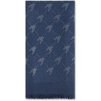 Houndstooth Navy Scarf