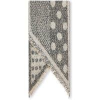 Polka Dot Black Scarf