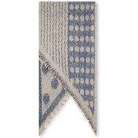 Polka Dot Blue Scarf