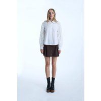 James Lakeland Women's Black White Sleeves Shirt | Size: 10