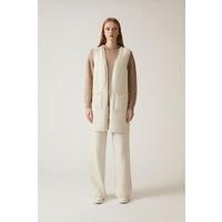 White Knitted Gilet