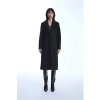 Button Black Coat