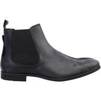 Ben Sherman Lombard Mens Black Leather Casual Leather Chelsea Pull On Ankle Boot