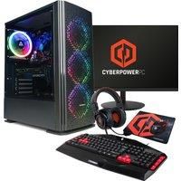 Cyberpower AMD Ryzen 5 Gaming Tower 21.5 Inches Desktop 500GB 8 GB RAM Black