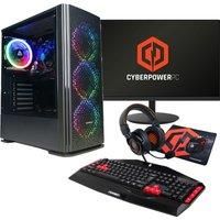 Cyberpower AMD Ryzen 5 21.5 Inches Desktop 500 GB 8 GB RAM Black