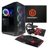 Cyberpower Ryzen 5 8GB 500GB AMD Radeon Gaming PC Bundle