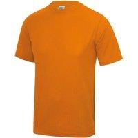Just Cool Mens Performance Plain T-Shirt (3XL) (Orange Crush)