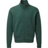 Russell Mens Authentic Full Zip Sweatshirt Jacket (L) (Bottle Green)