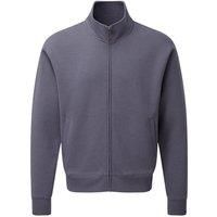 Russell Mens Authentic Full Zip Sweatshirt Jacket (XL) (Convoy Grey)
