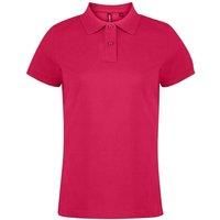 Asquith & Fox Womens/Ladies Plain Basic Short Sleeve Polo Sh  RW3472