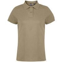 Asquith & Fox Women/'s Polo Shirt, Brown (Khaki 000), 18 (Size:2XL)
