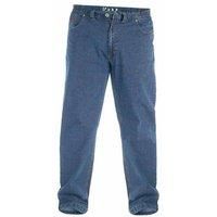 Duke London Mens Kingsize Bailey Elasticated Waist Jeans (50S) (Blue)