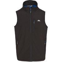 Mens Softshell Gilet Bodywarmer Lightweight with 3 Zip Pockets Vassus - Black L