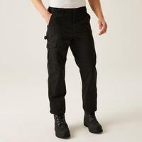 Regatta Professional Men's Cargo Work Trousers Black, Size: 28R