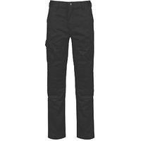 Regatta Men/'s Professional Pro Cargo Hardwearing Water Repellent Multi Pocket Trousers Trousers, Black, Size 32 UK