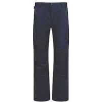 Regatta Men Professional Pro Cargo Hardwearing Water Repellent Multi Pocket Trousers - Navy, Size: 30"