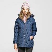 Regatta Women's Myla Waterproof Breathable Taped Seams Lined Insulated Jacket With Security Pocket, Navy/Navy, 20