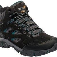 Regatta Holcombe IEP Mid High Rise Hiking Boots, Black (Blk/Deep Lake 2fz), 3 UK