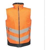 Regatta TRA840 5LV70 Professional Hi-Vis Body warmer, Orange/Navy, L