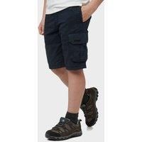 Regatta Regvv Kids Shorewalk Coolweave Cotton Multi Pocket Shorts - Navy, 9-10