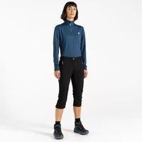 Dare 2b Women's Melodic II Water Repellent 3/4 Length Hiking Shorts, Black, Size 14
