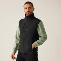Regatta Professional Men's Breathable Octagon II 3 Layer Softshell Body Warmer Black, Size: M