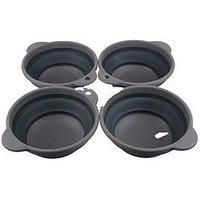 Regatta TPR Folding Bowl Set Of 4 Oxford Blue