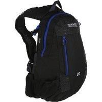 Regatta Blackfell III Reflective Hardwearing Hydration Backpack - Black/Surfspray, 20 Litre