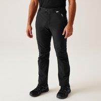 Regatta Men's Highton Water Repellent Multi Pocket Active Hiking Trousers, Black (Black), 40W/30L