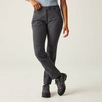 Regatta Highton Trousers Elastic Fabric Isotex Waterproof Trousers, Women, Seal Grey, 12