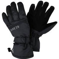 Dare2B Men Worthy Waterproof and Breathable Insulated Ski and Snowboard Winter Glove with Adjustable Cuffs Black, L