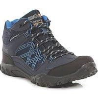 Regatta Women/'s Edgepoint Mid Waterproof Low Rise Hiking Boots, Blue Navy Petrol 79p, 6 UK